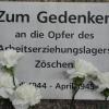 Gedenkplatte für die Opfer des AEL Zöschen - Friedhof Zöschen Gedenkplatte für die Opfer des AEL Zöschen - Friedhof Zöschen